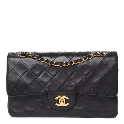 Chanel Lambskin Quilted Small Double Flap Black 1 of 22