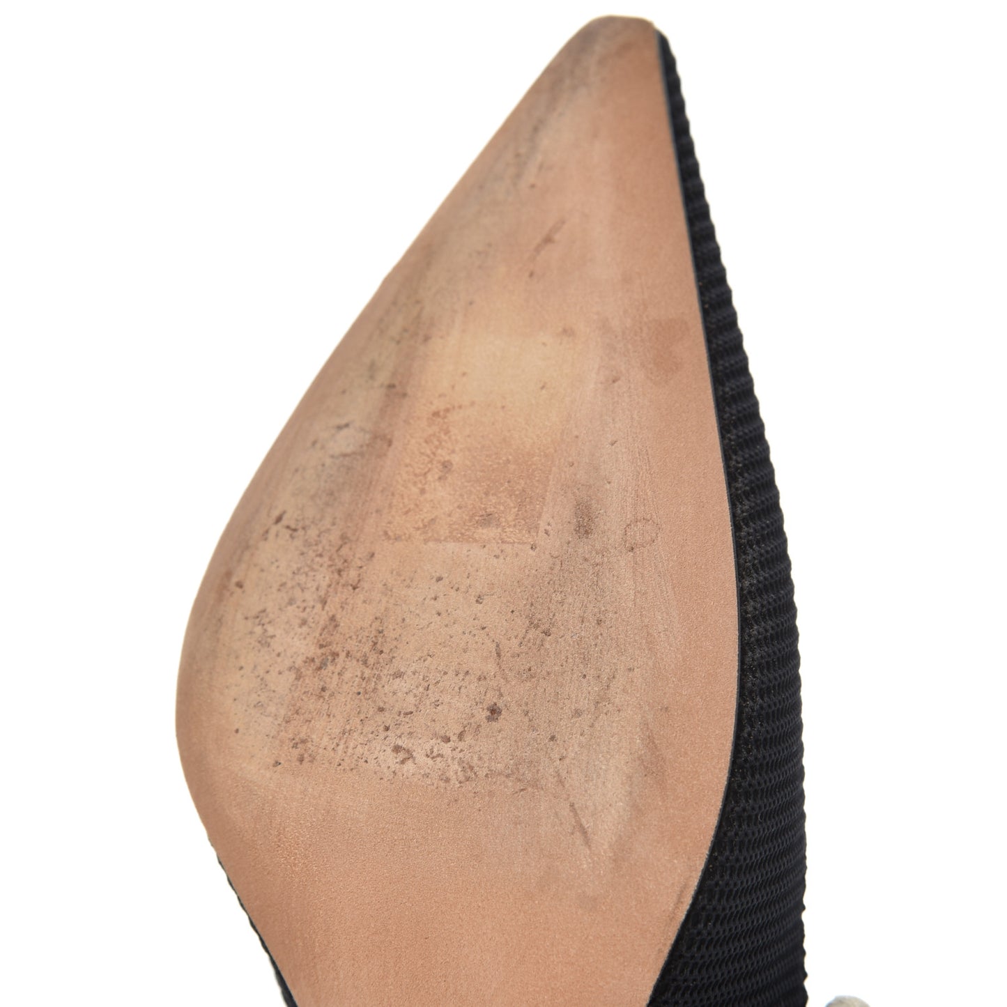 Technical Canvas Ribbon J'Adior Slingback 100mm Pumps 36 Black