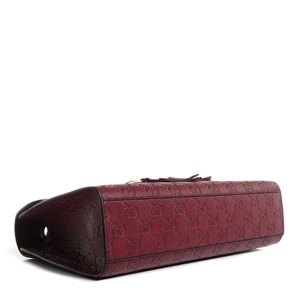 Gucci Soft Guccissima Medium Emily Chain Shoulder Bag Classic Ruby 4 of 9