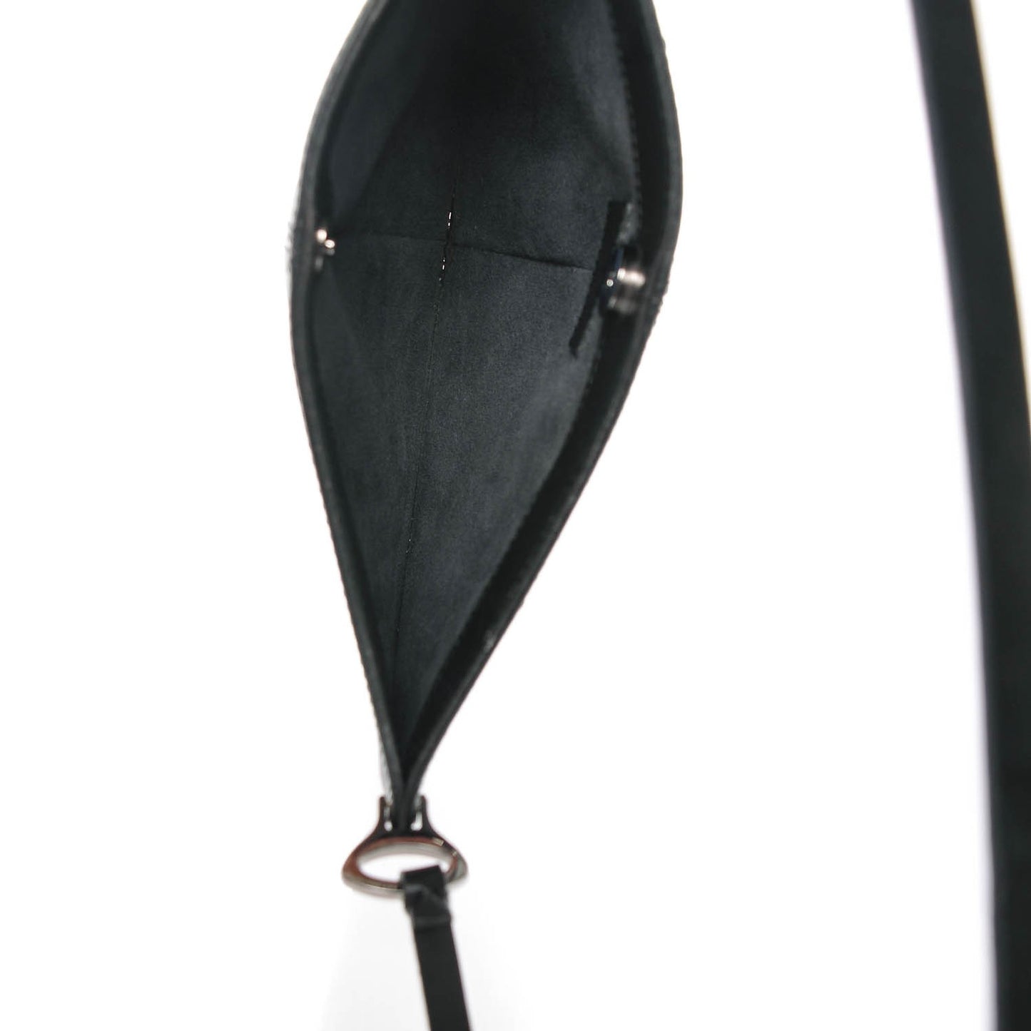 Epi Demi Lune Pochette Black
