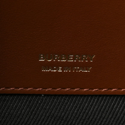 Burberry E-canvas Check Dorset Crossbody Dark Birch Brown 6 of 8
