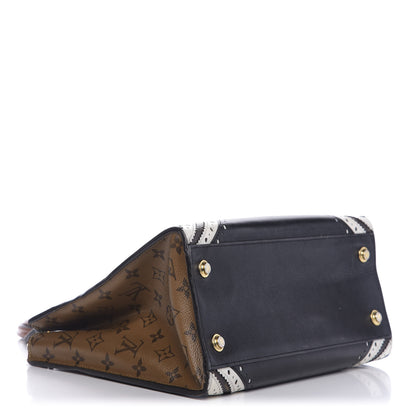 Louis Vuitton Reverse Monogram Brogue City Steamer MM Bag 4 of 11