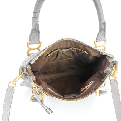 Chloe Calfskin Medium Marcie Satchel Cashmere Grey 5 of 8