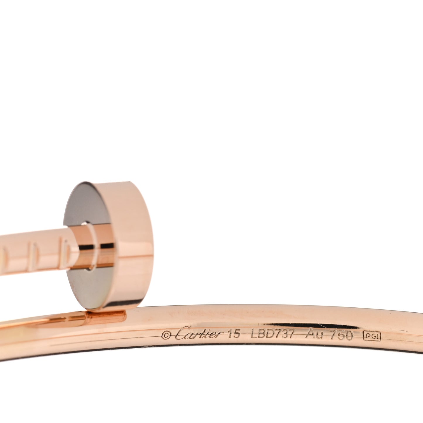 18K Pink Gold Small Juste Un Clou Bracelet 15