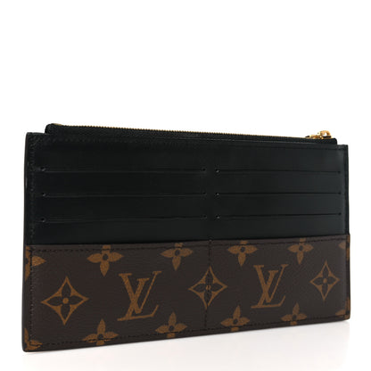 Louis Vuitton Monogram Slim Purse Black 3 of 8
