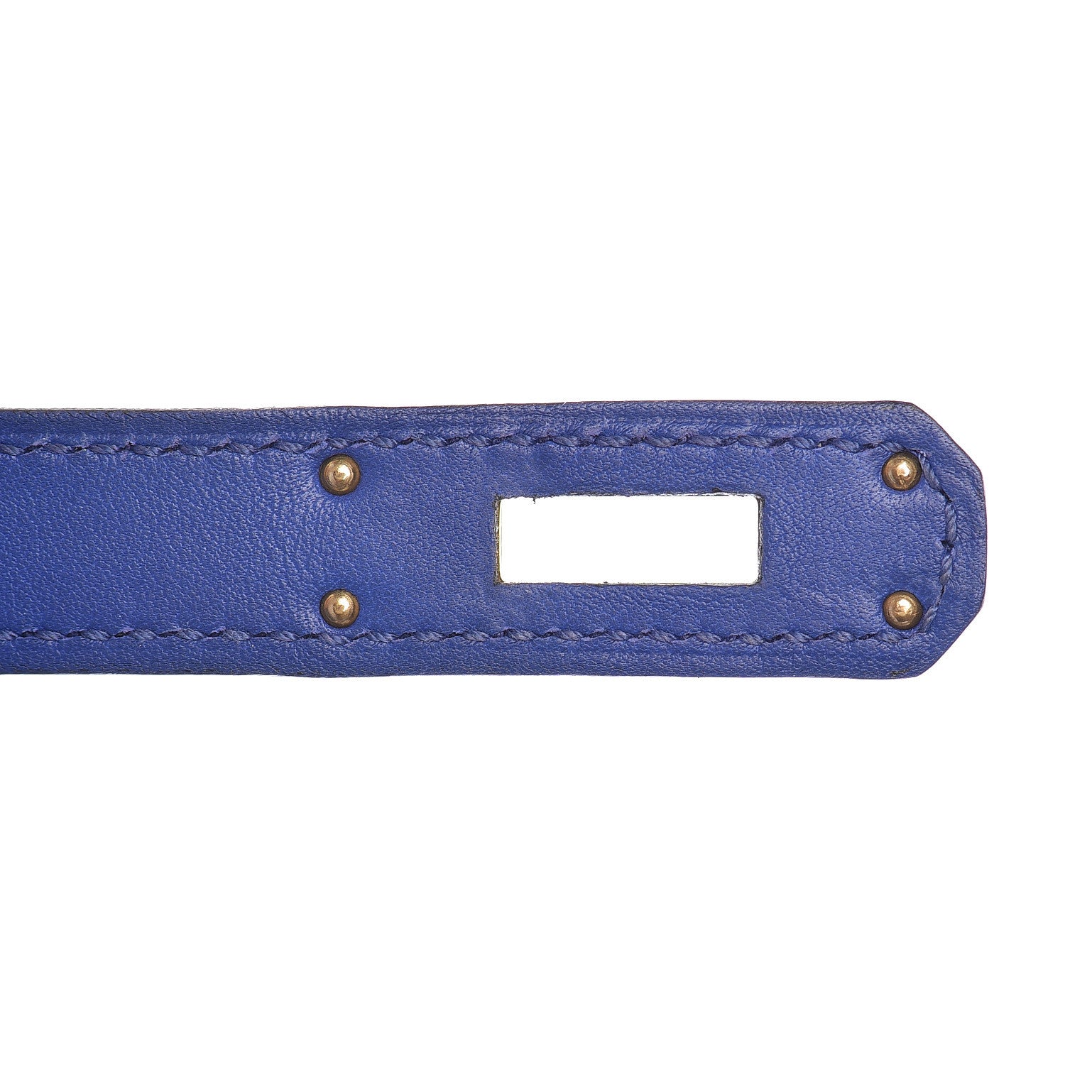 Hermes Swift Kelly Cut Clutch Pochette Bleu Electrique 23 of 26
