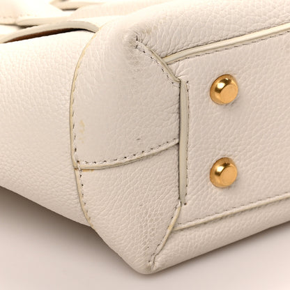 Bottega Veneta French Calfskin Maxi Intrecciato Small Arco Bianco 7 of 8