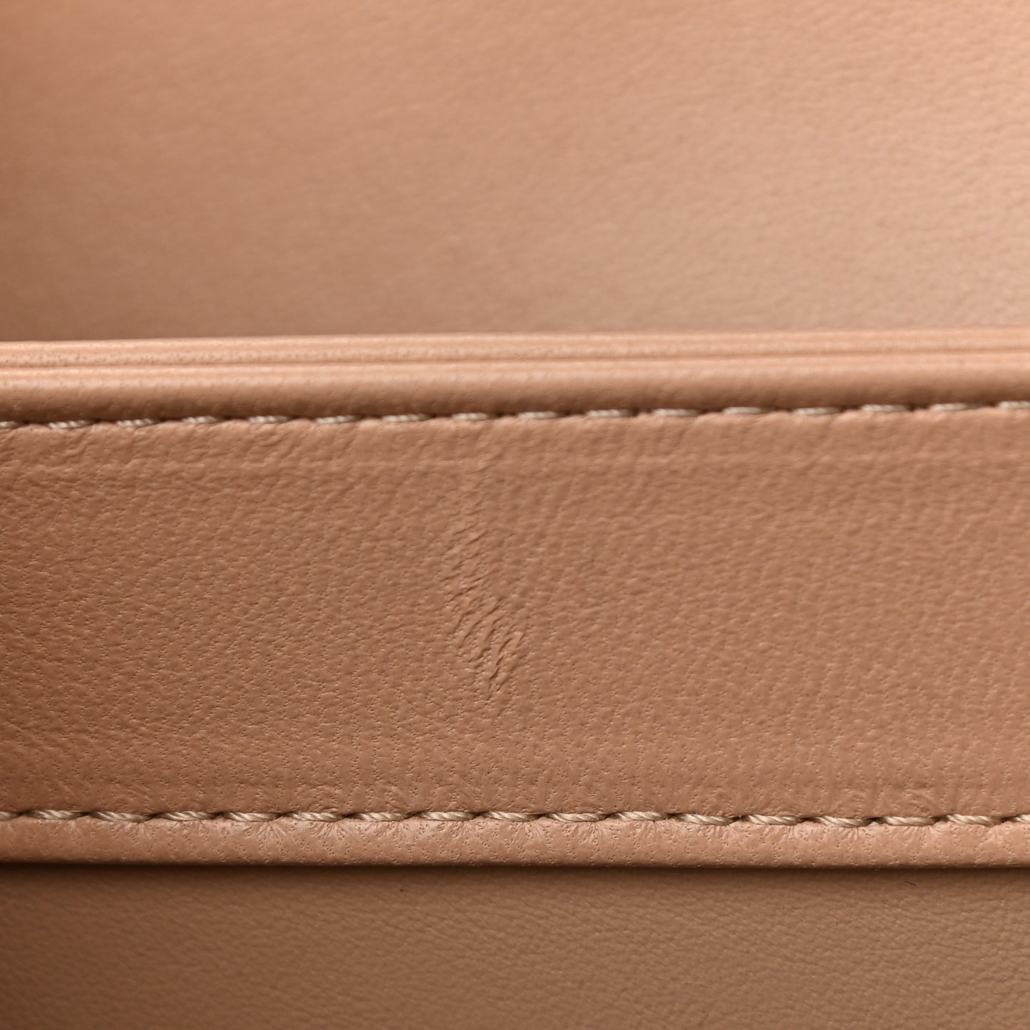 Lambskin Quilted Medium Trendy CC Flap Dual Handle Bag Beige