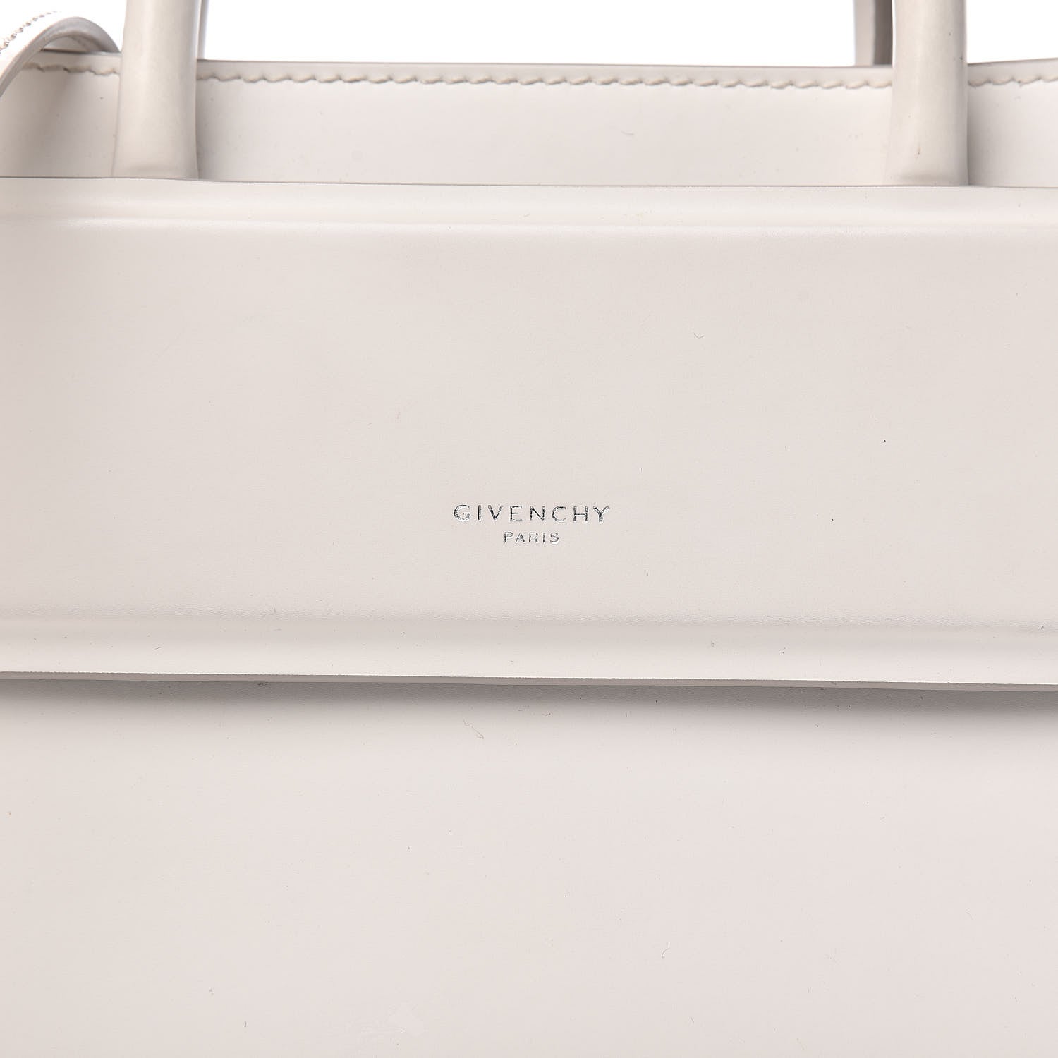 Givenchy Grained Calfskin Mini Horizon Satchel Off White 13 of 13
