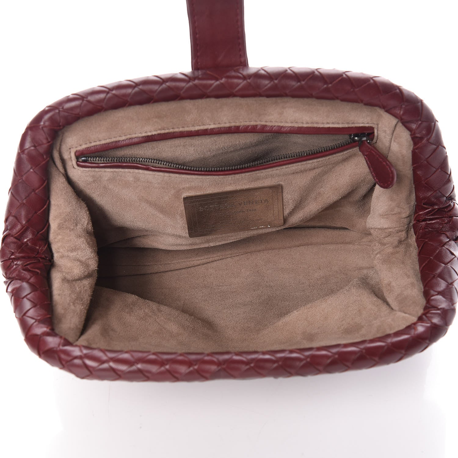 Bottega Veneta Nappa Intrecciato The Lauren 1980 Clutch Gigolo Red 5 of 9