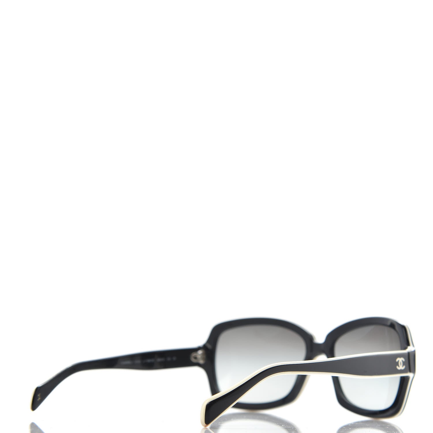 Chanel CC Logo Sunglasses 5143 Black White 4 of 8