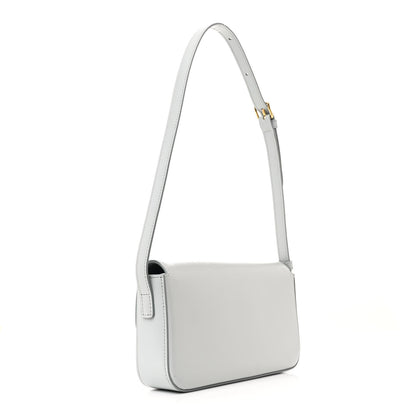 Celine Shiny Calfskin Triomphe Shoulder Bag Soft Blue 3 of 11