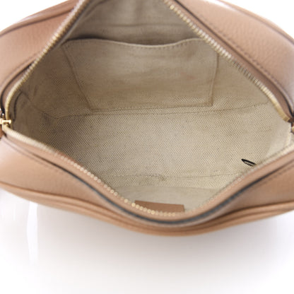 Gucci Pebbled Calfskin Small Soho Disco Bag Camelia 4 of 8