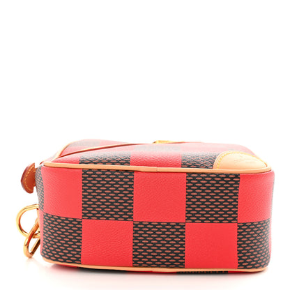 Louis Vuitton Damier Pop Chess Messenger Red 4 of 9