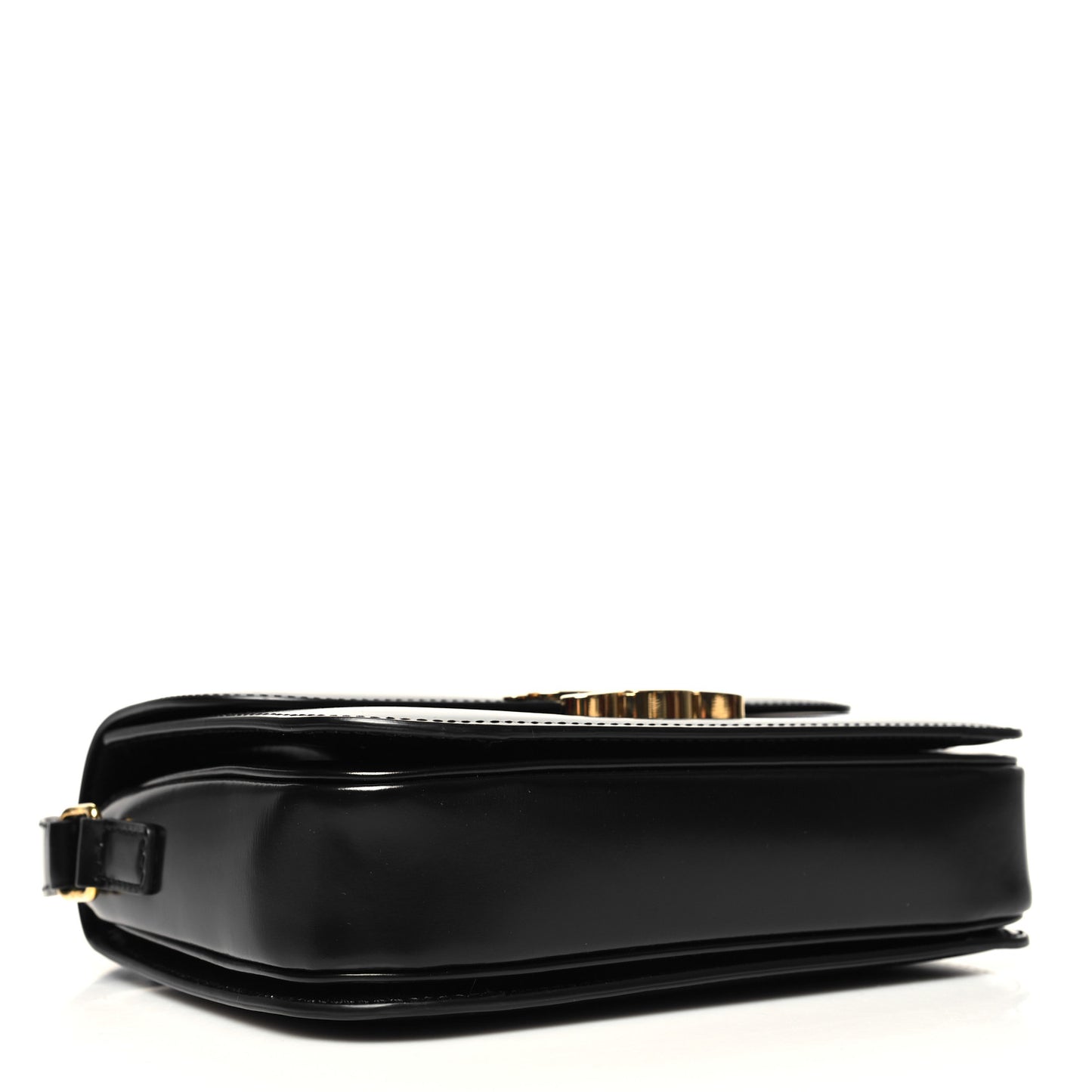 Shiny Calfskin Medium Triomphe Black