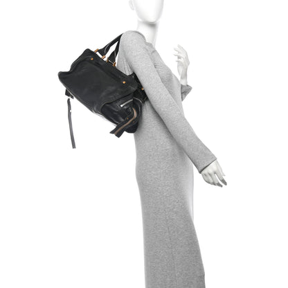Chloe Goatskin Large Dalston Satchel Black 2 of 16
