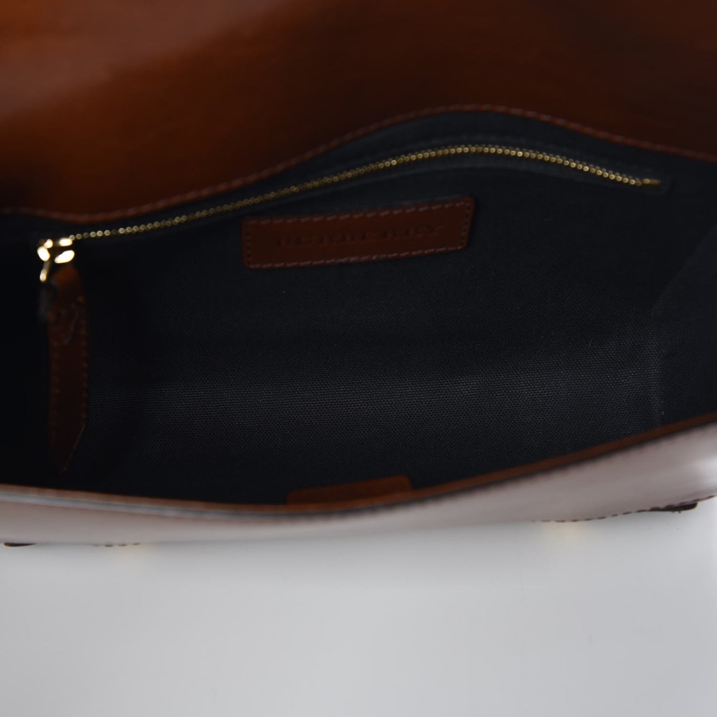 House Check Bridle Calfskin Doyle Crossbody Bag Dark Tan