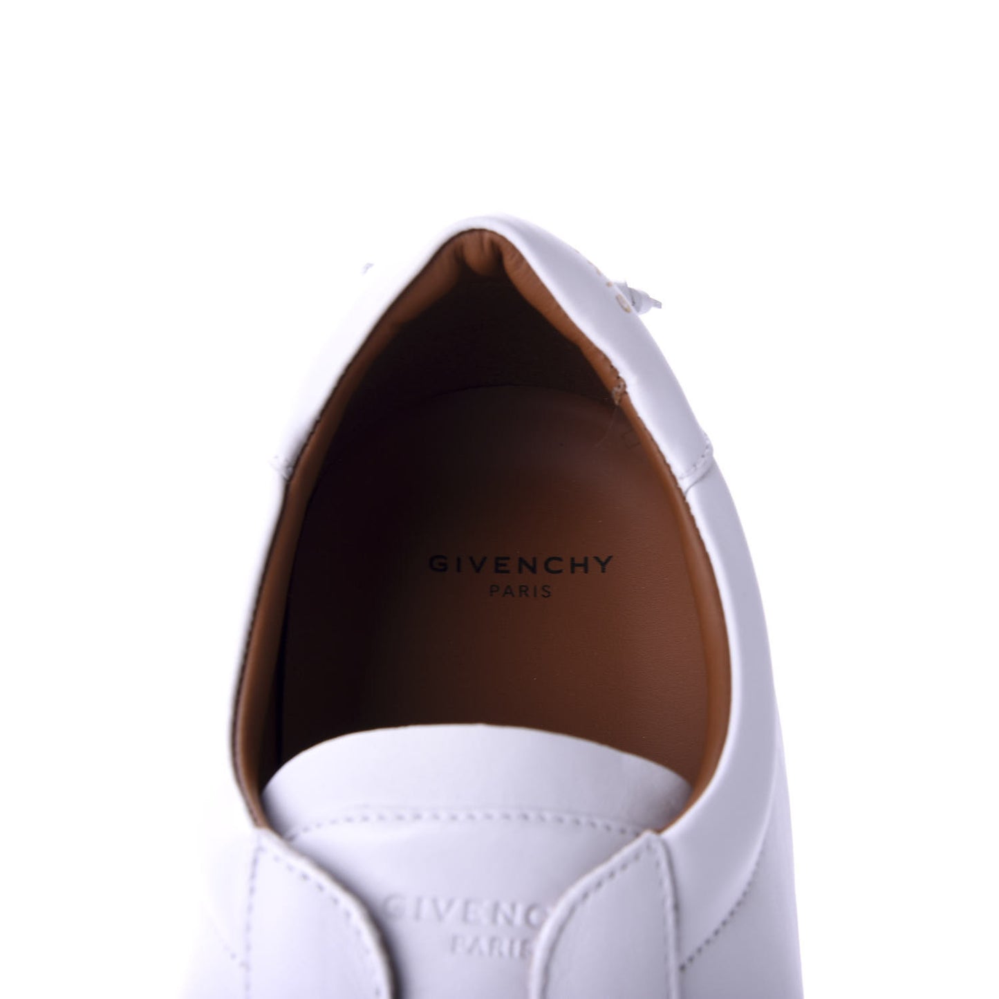 Calfskin Band Logo Mens Urban Street Sneakers 45 White Black