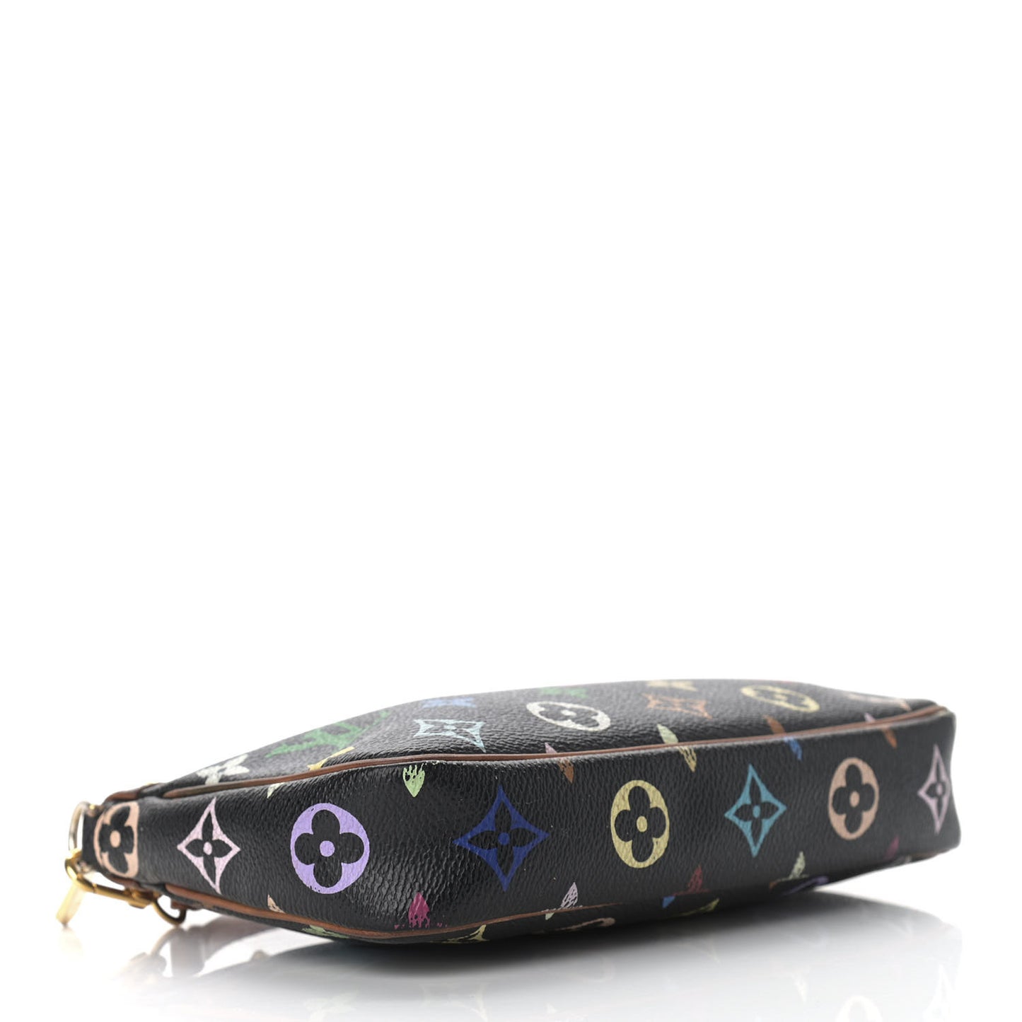 Monogram Multicolor Pochette Accessories Black
