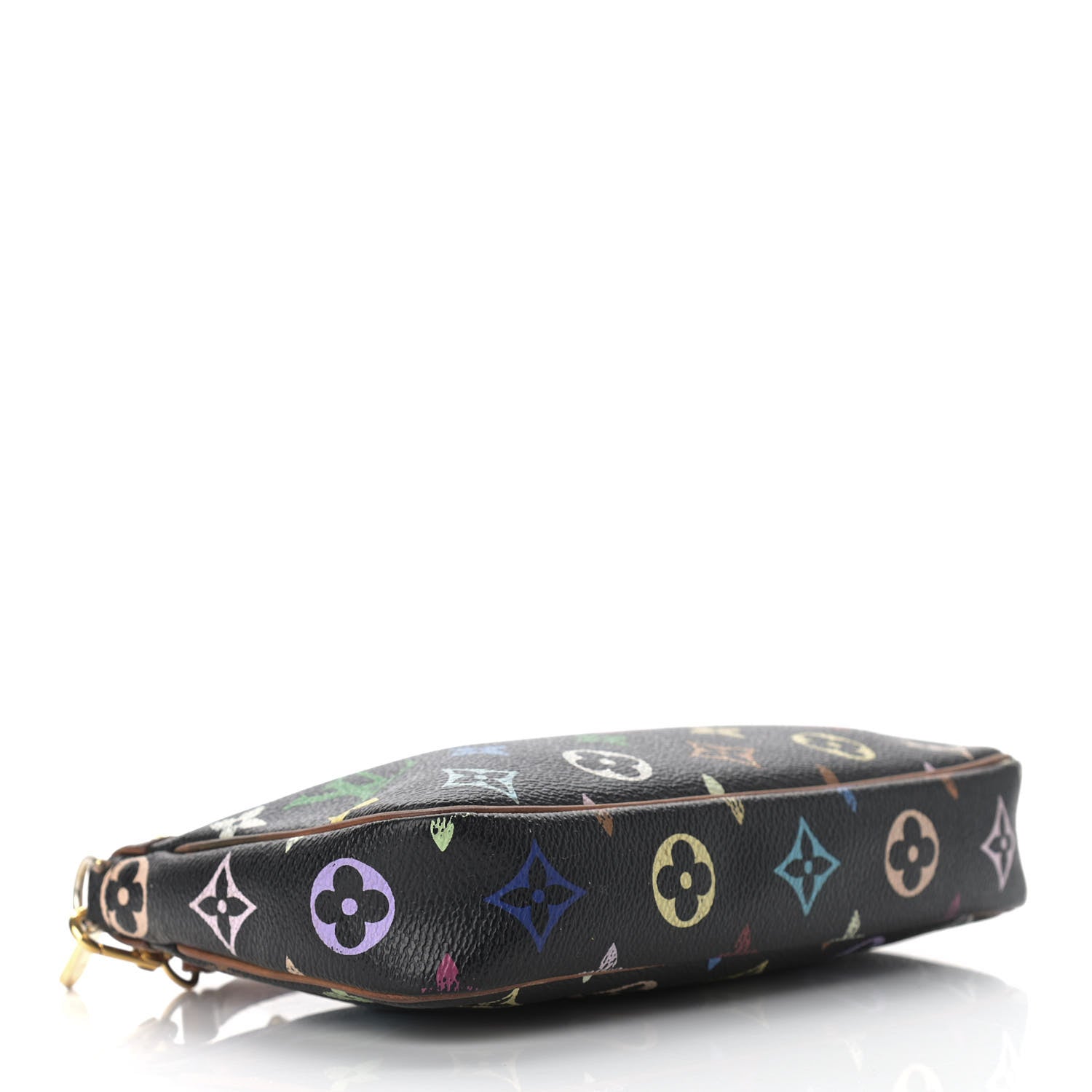 Louis Vuitton Monogram Multicolor Pochette Accessories Black 4 of 11