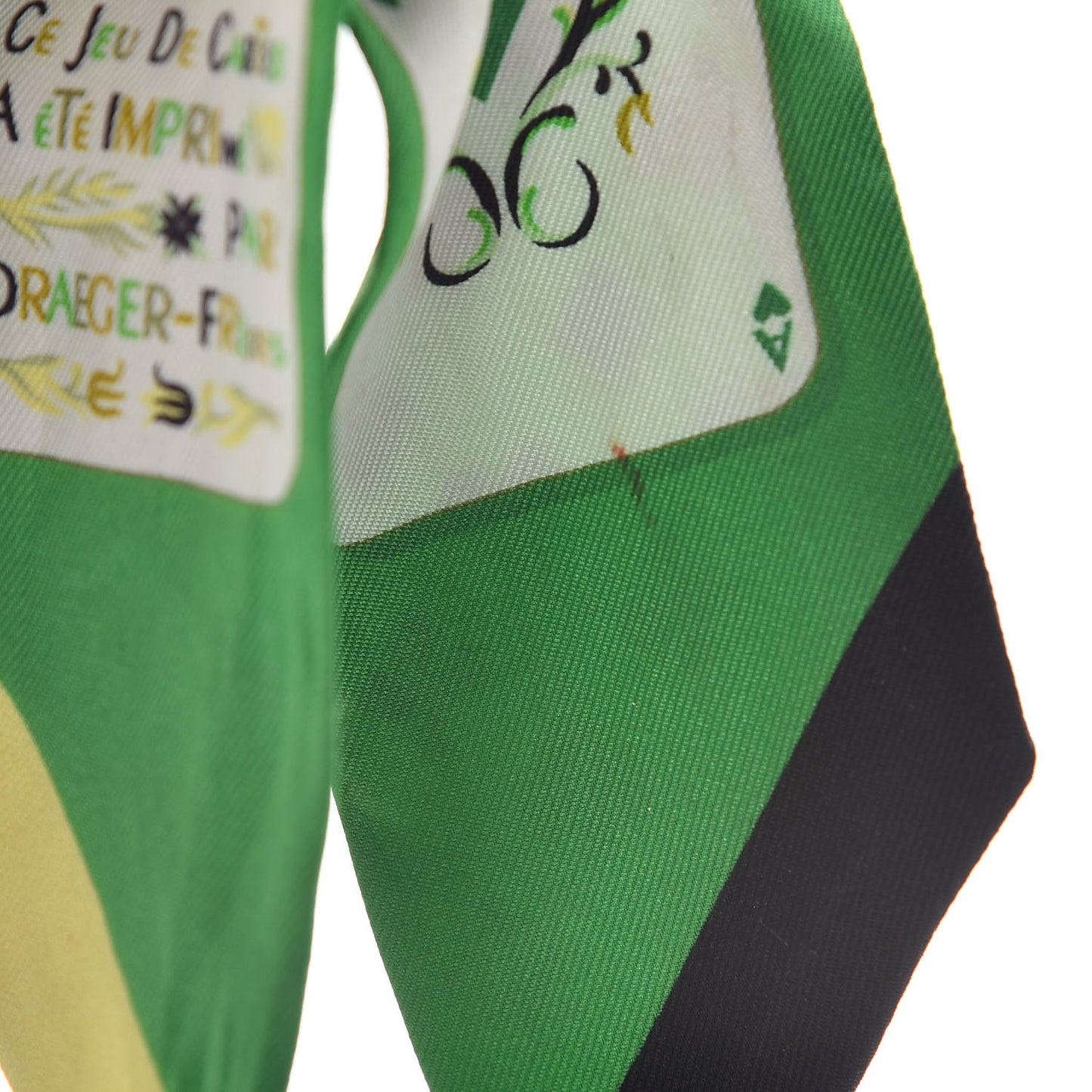 Silk Jeu de Cartes Twilly Vert Emeraude Black Jaune Soufre