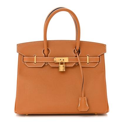 Hermes Epsom BIRKIN 30 Toffee 1 of 10