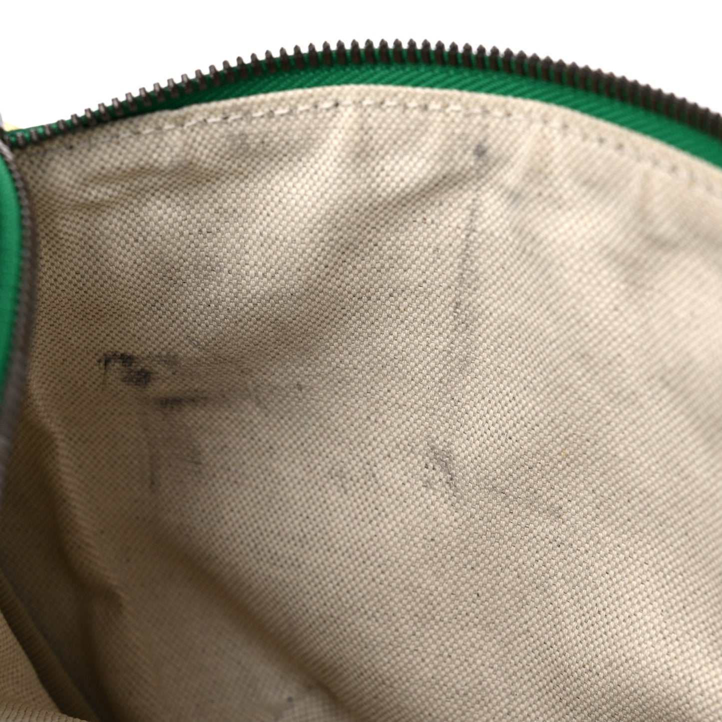 Grained Calfskin Logo Belt Bag Green