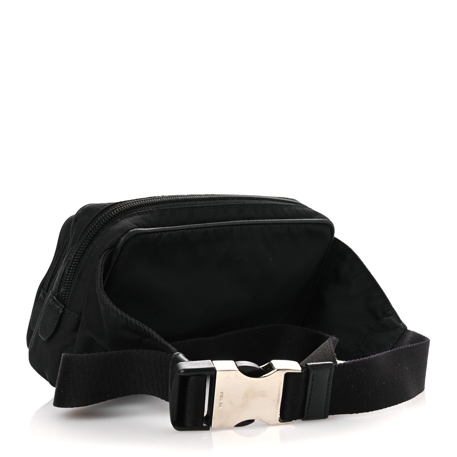 Prada Re-Nylon Saffiano Belt Bag Black Black 3 of 13