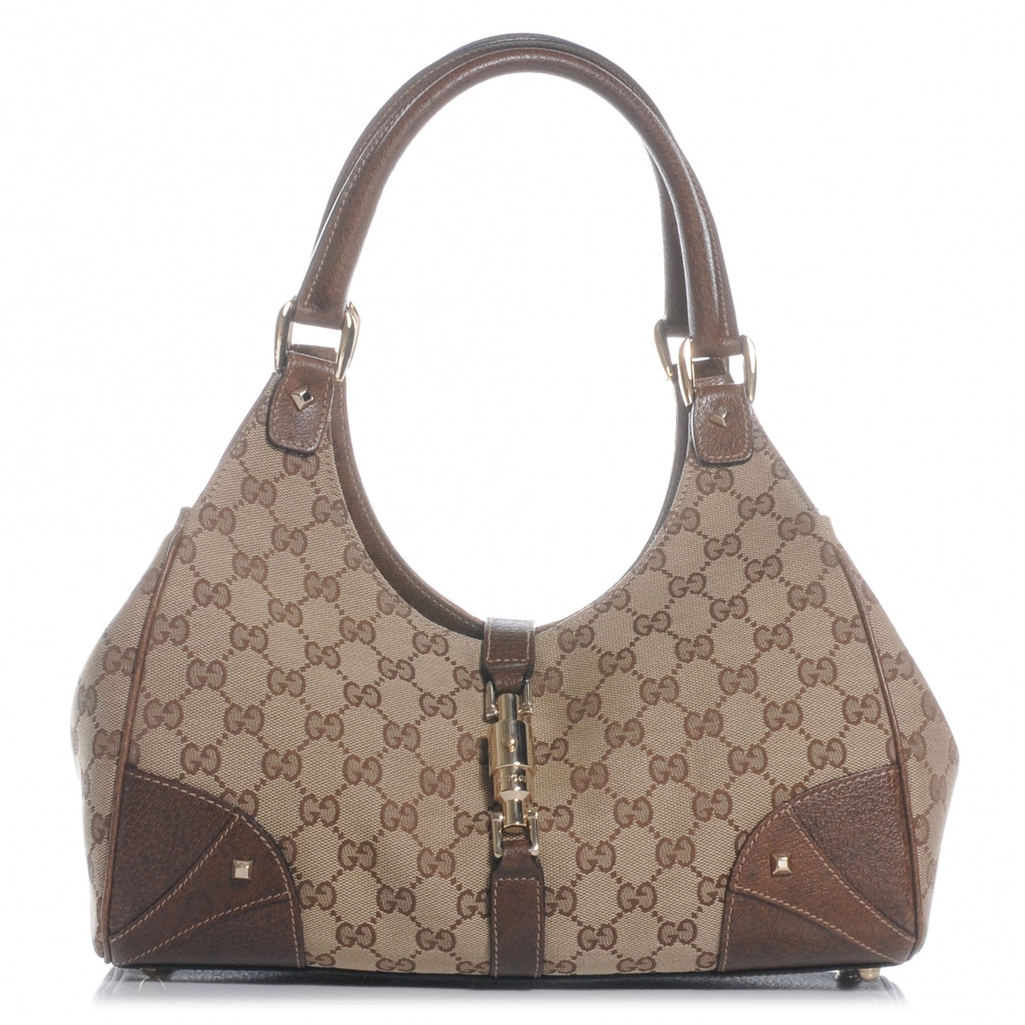 Monogram Large Bardot Brown