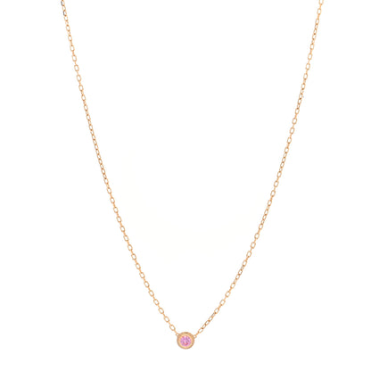 Cartier 18K Pink Gold Pink Sapphire D'Amour Pendant Necklace 1 of 5