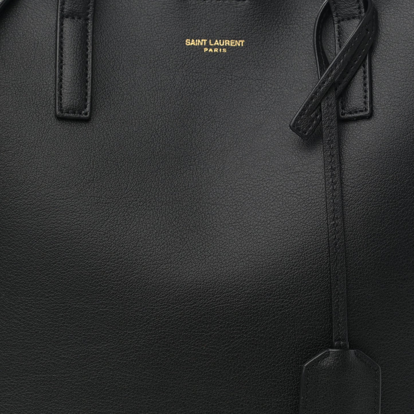 Calfskin Toy Shopping Tote Black