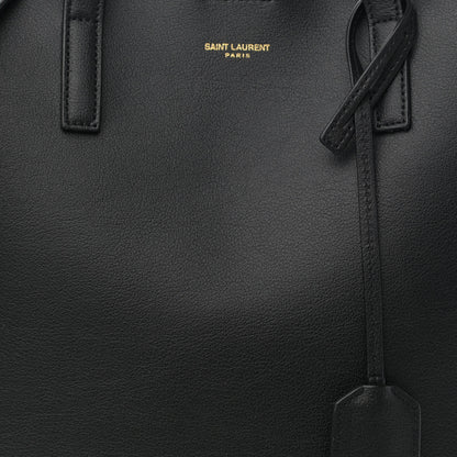 Saint Laurent Calfskin Toy Shopping Tote Black 8 of 10