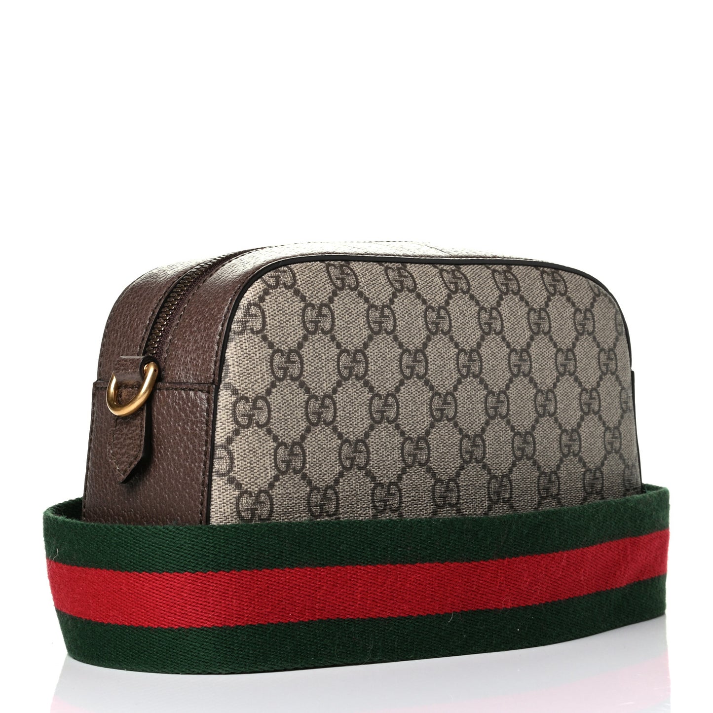 GG Supreme Monogram Web Neo Vintage Shoulder Bag Beige New Acero Crop