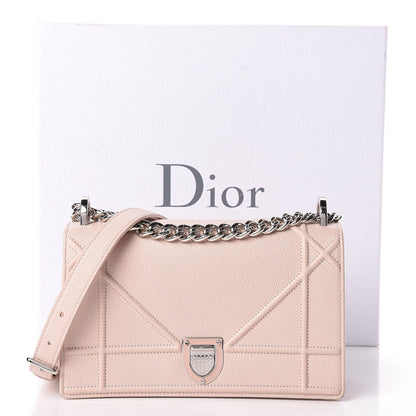 Christian Dior Grained Calfskin Cannage Small Diorama Flap Bag Rose Poudre 13 of 13
