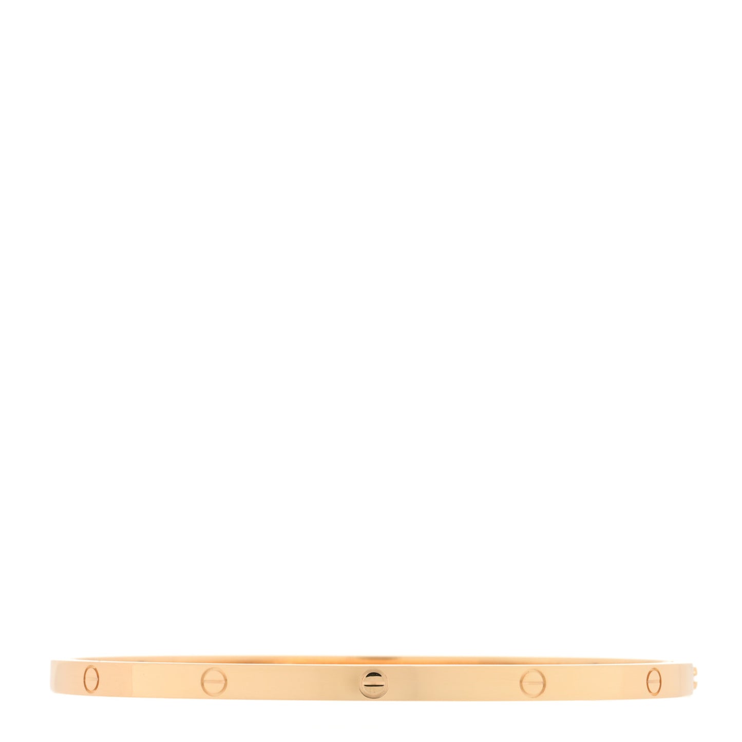 18K Yellow Gold Small LOVE Bracelet 19