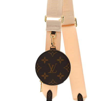Louis Vuitton Jacquard Monogram Adjustable Shoulder Strap New Creme 2 of 5