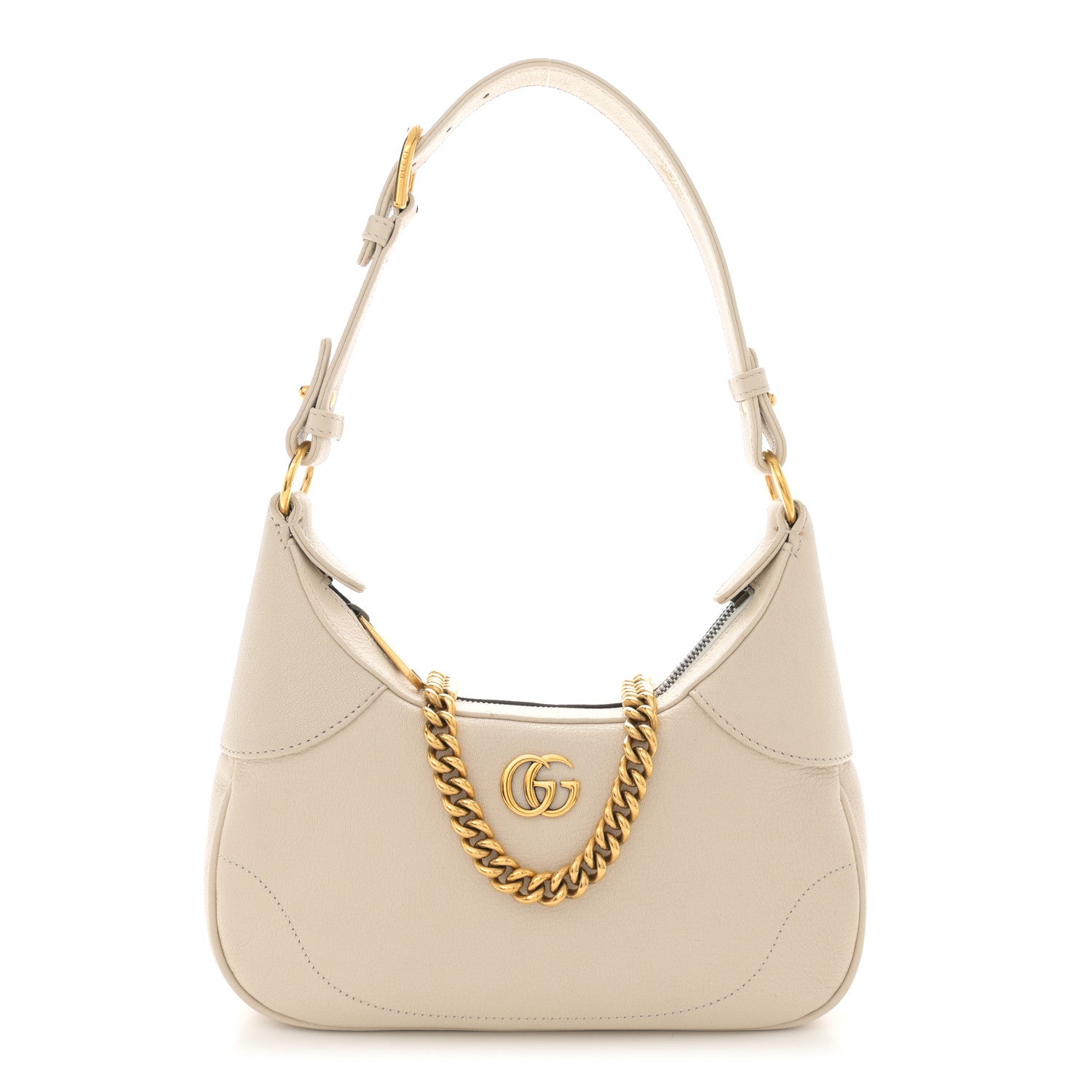 Gucci Goatskin Small Aphrodite Shoulder Bag Mystic White 1 of 11
