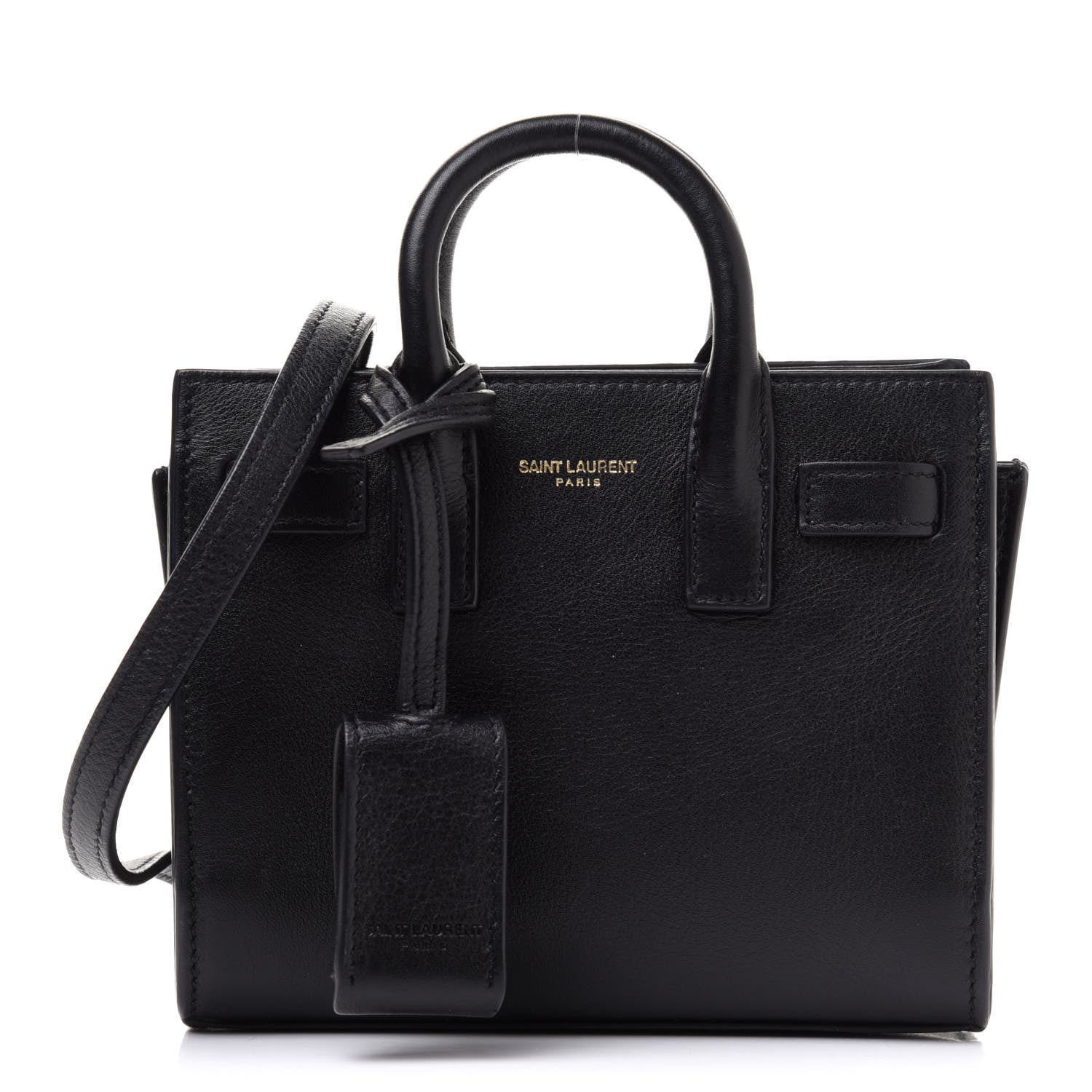 Saint Laurent Calfskin Toy Sac De Jour Black 1 of 12