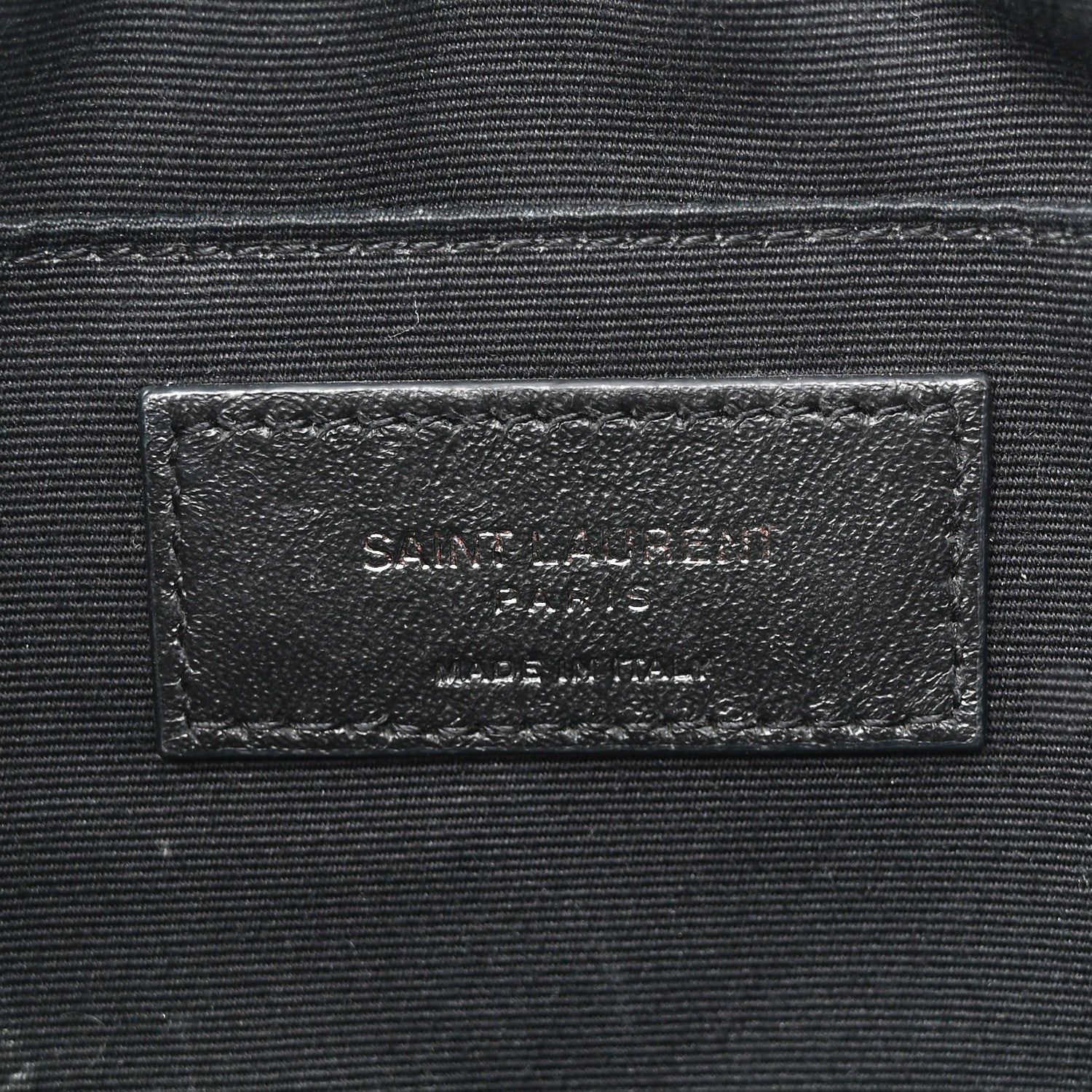 Saint Laurent Calfskin Matelasse Monogram Lou Camera Bag Black 6 of 14