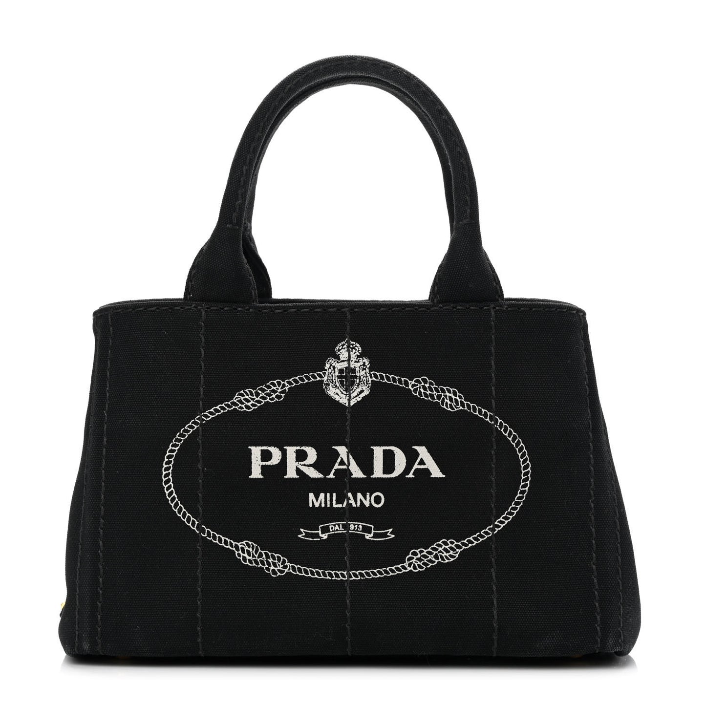 Canapa Small Logo Tote Black