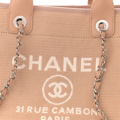 Chanel Mixed Fibers Small Deauville Tote Beige 9 of 12