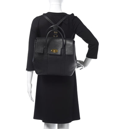 Mulberry Classic Grain Calfskin Small Bayswater Backpack Black 2 of 8