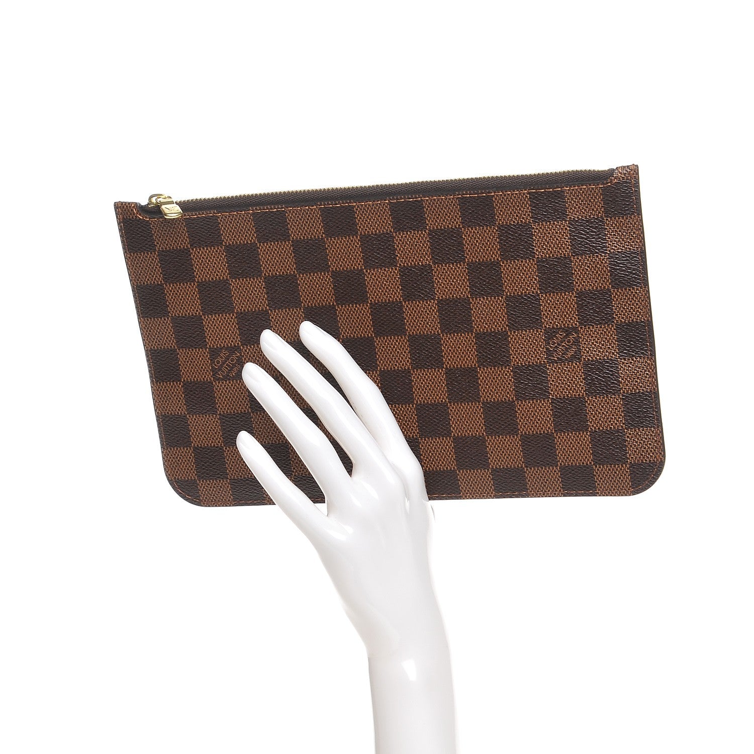 Louis Vuitton Damier Ebene Neverfull MM GM Pochette 2 of 7