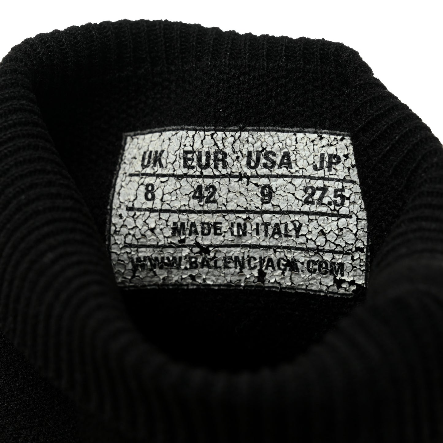 Technical 3D Recycled Knit Mens Speed Sneakers 42 Monocolor Black