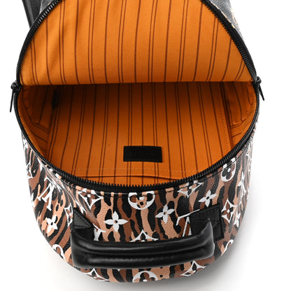 Louis Vuitton Monogram Giant Jungle Palm Springs Backpack PM Black 4 of 4