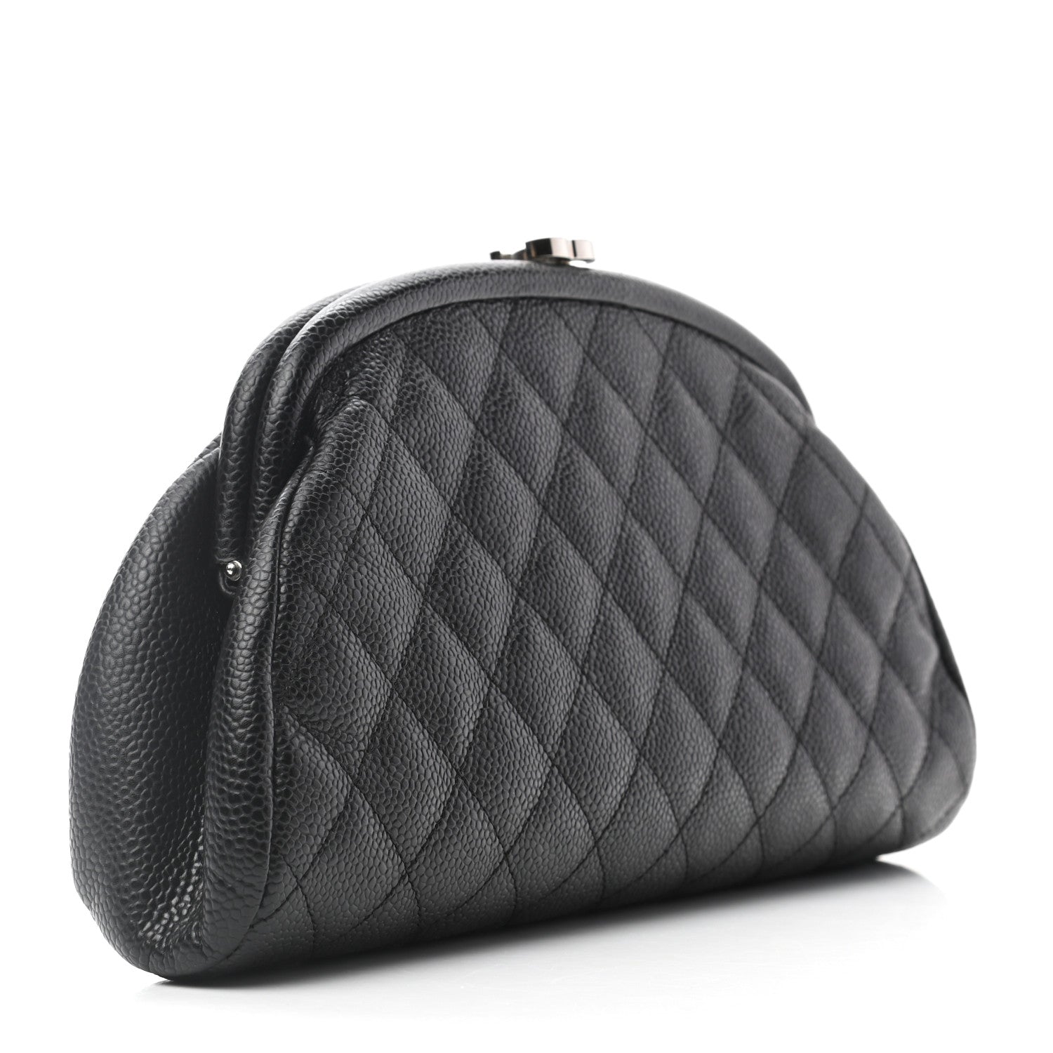 Chanel Caviar Quilted Timeless Clutch Black 2 of 8