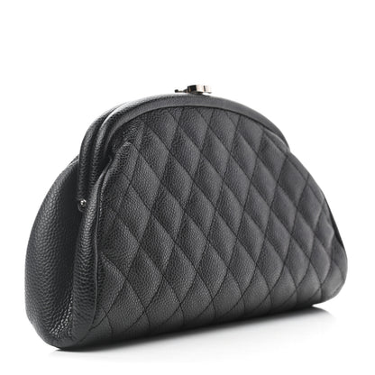 Chanel Caviar Quilted Timeless Clutch Black 2 of 8