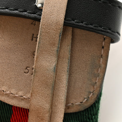 Gucci Calfskin Web Interlocking G Belt 95 38 Black 6 of 9