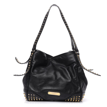 Burberry Lambskin Bridle Studs Small Canterbury Tote Black 1 of 16