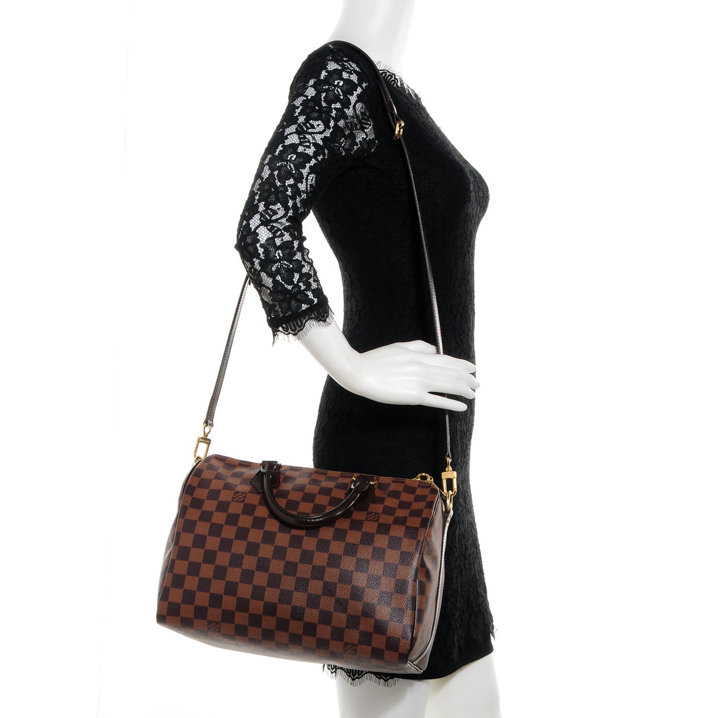 Damier Ebene Speedy Bandouliere 30